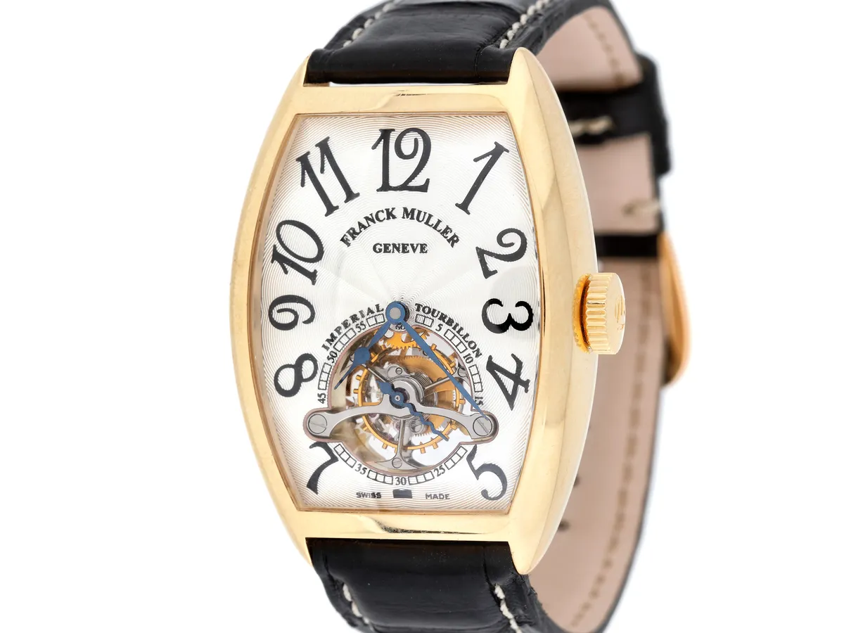 Ceas Franck Muller Tourbillon, din aur, de mână, bărbătesc, în cutie originală