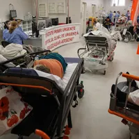 Unitatea de Primiri Urgențe de la Spitalul Bagdasar-Arseni din Capitală, supraaglomerată cu cazurile de COVID. Sursă imagine: Inquam Photos - Octav Ganea