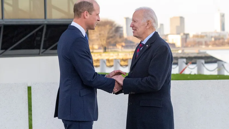 Prințul William și președintele Joe Biden- Foto: PROFIMEDIA IMAGES