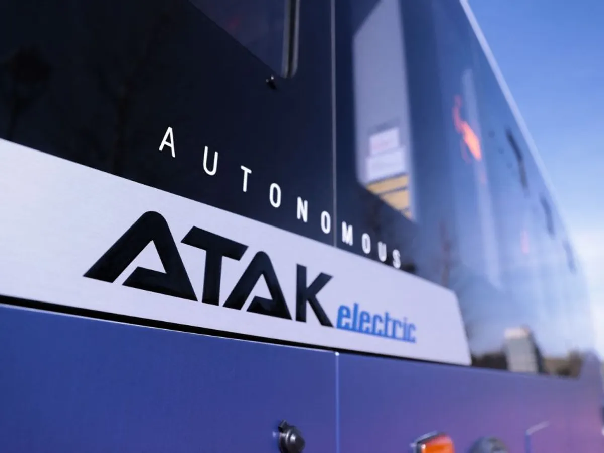 Autobuzul fără şofer, în probe, în Cluj - Foto: Profimedia Images
