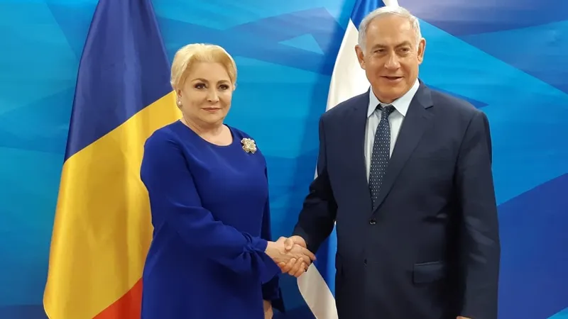 Dăncilă face în România jocurile lui Netanyahu. Foto Getty Images