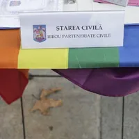 Imagine de la un protest al comunității gay. FOTO: IQUAM PHOTOS/Octav Ganea