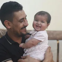 Șansă la viață: Afraa, fetița găsită sub dărâmăturile cutremurului din Siria, a făcut 6 luni - Foto: Profimedia Images