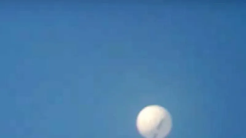 Balonul de spionaj de deasupra SUA a inflamat relația cu China-Foto: Captură video Abc 7