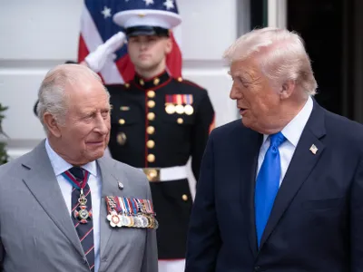 Regele Charles și Donald Trump - Foto: Profimedia Images