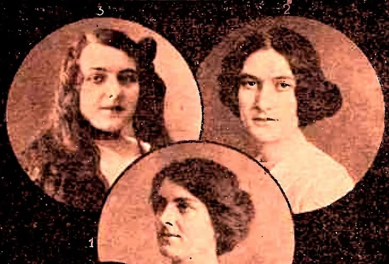 C&icirc;ltigătoare concurs frumusețe 1912