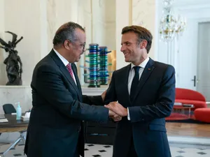Secretarul OMS și președintele Franței