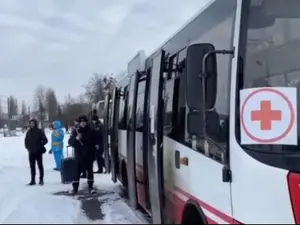 Coridorul de evacuare din Sumi va rămâne deschis miercuri, spune guvernatorul regional/FOTO: Twitter/NEXTA