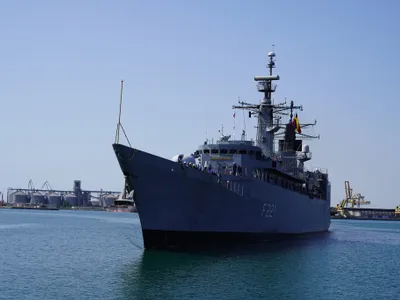 Cu ce ne apărăm la Marea Neagră? Un vânător de mine și vasele luptă cu sisteme rusești de armament - FOTO: Forțele Navale Române