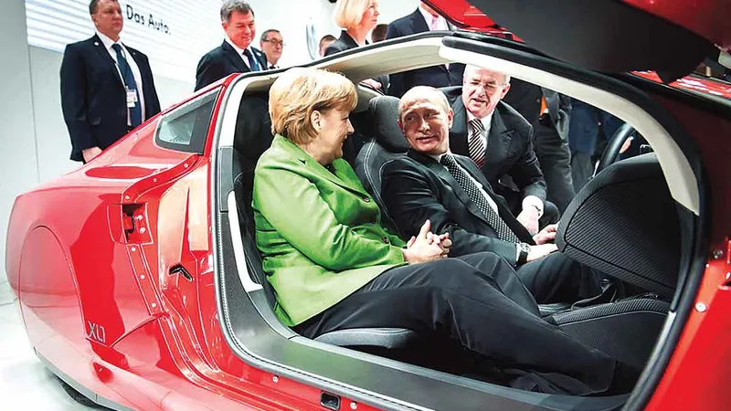Angela Merkel este interesată de relații bune cu președintele Rusiei