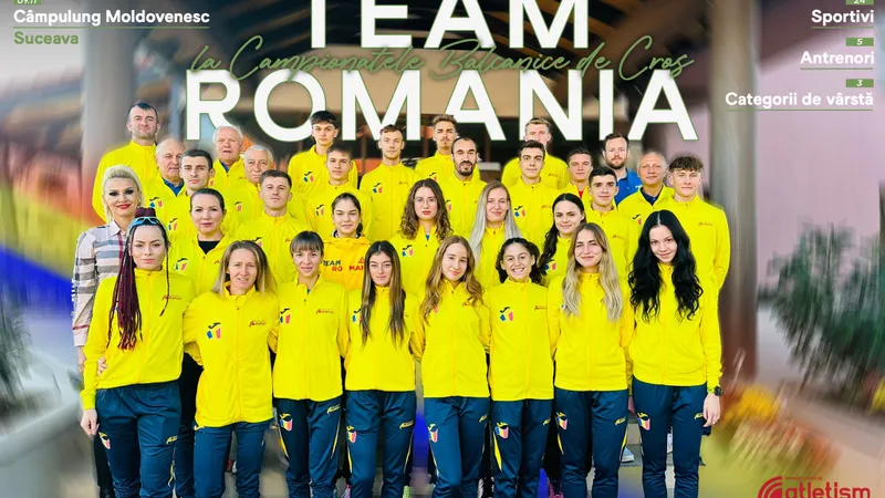 Campionatele Balcanice de cros: România a obținut 6 medalii, 3 de ARGINT şi 3 de BRONZ - Foto: Facebook/Federația Română de Atletism - oficial