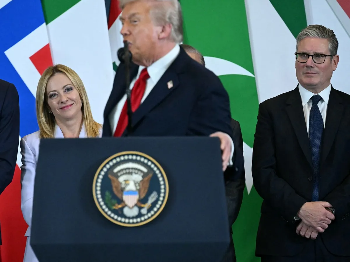 meloni si trump
