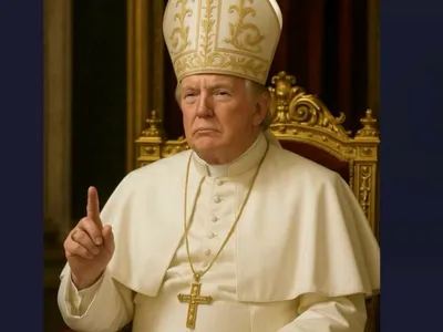 Trump a publicat un portret al său ca papă. „Mi-ar plăcea să fiu Papă. Ar fi alegerea numărul 1” -