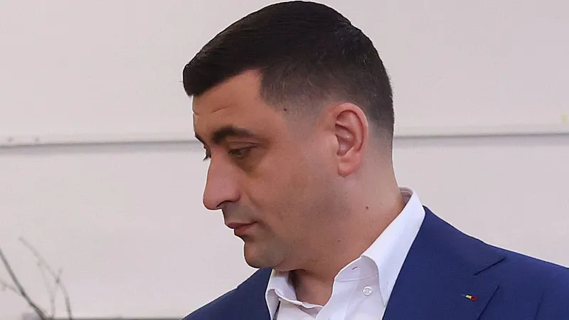 George Simion, azi, la vot, în Mogoşoaia - Foto: INQUAM PHOTOS/George Călin