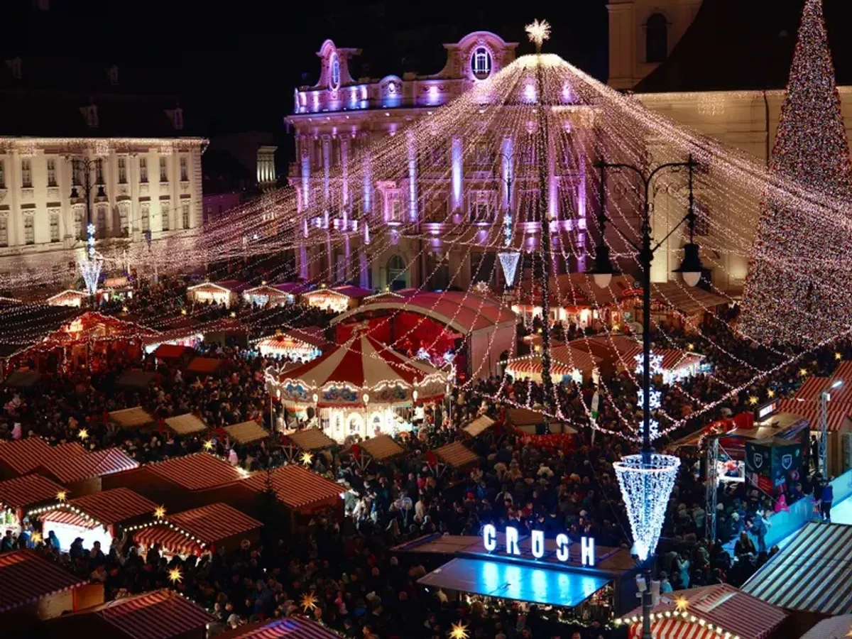 Târgul de Crăciun de la Sibiu - Foto: Facebook / Primăria Municipiului Sibiu