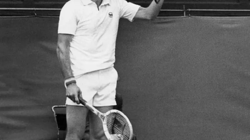 Ilie Năstase, la Wimbledon, pe 2 iulie 1974 Foto: profimediaimages.ro