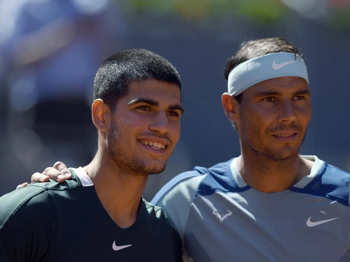 Alcaraz l-a bătut pe Nadal și va juca cu Djokovic în semifinale turneului ATP de la Madrid. / Foto: eurosport.ro