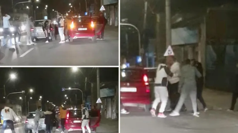 Bătaie în trafic, la Pitești. Unul dintre șoferi era drogat, poliția a dat 18 amenzi. / Foto: realitatea.net