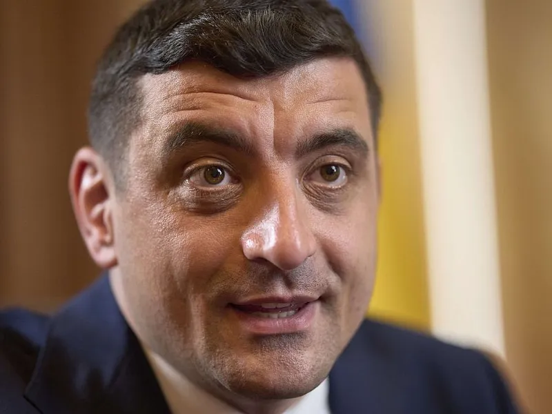 George Simion, în timpul unui interviu - Foto: Profimedia Images