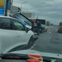 Accident pe DN1, la Otopeni - Foto Facebook/ Info Trafic Rutier - Bucuresti si Ilfov / Accidente / Filmari / Radare