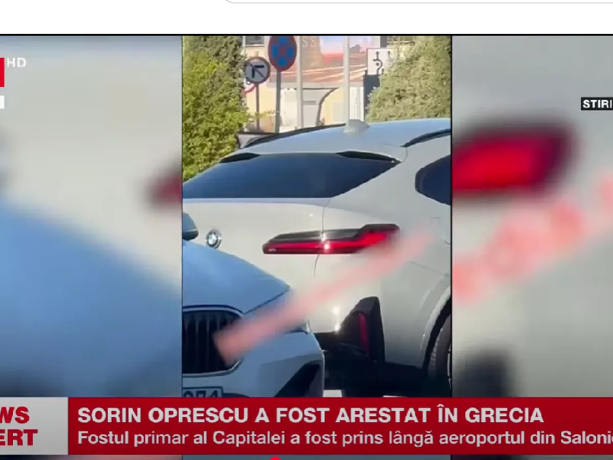 Sorin Oprescu, oprit în Grecia într-un BMW- Foto: Youtube