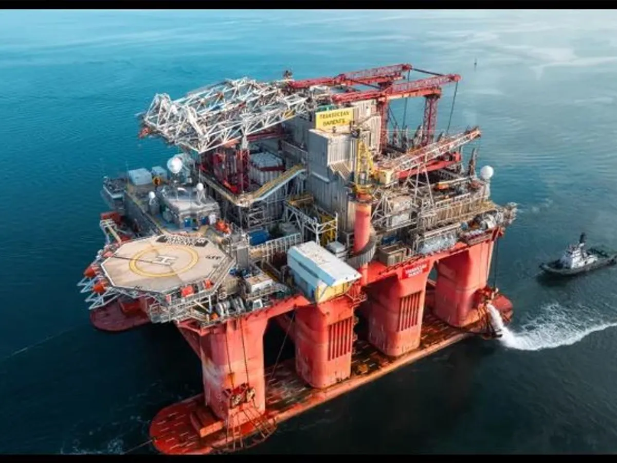 Cum a fost distrusă drona Rusiei ajunsă lângă platforma Neptun Deep - Foto: The Sun/omvpetrom