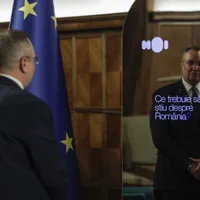 Nicolae Ciucă cu chatbot-ul ION - Foto: INQUAM Photos/ Octav Ganea