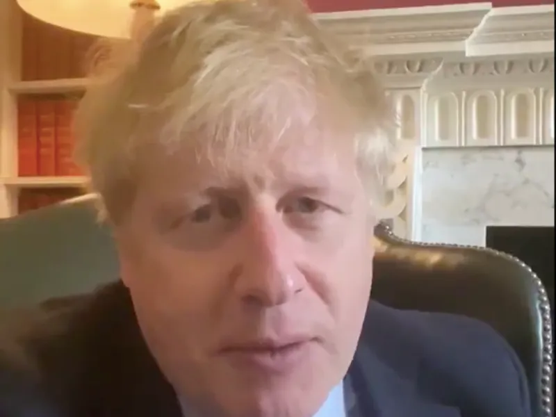 Boris Johnson, în autoizolare/FOTO: twitter.com