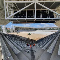 Stadionul Național de Rugby Arcul de Triumf este aproape gata Foto: Mihai Duță