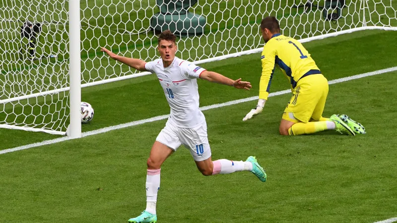 Top-ul golgheterilor de la EURO 2020: cehul Patrik Schick, pe prima poziție. / Foto: digisport.ro