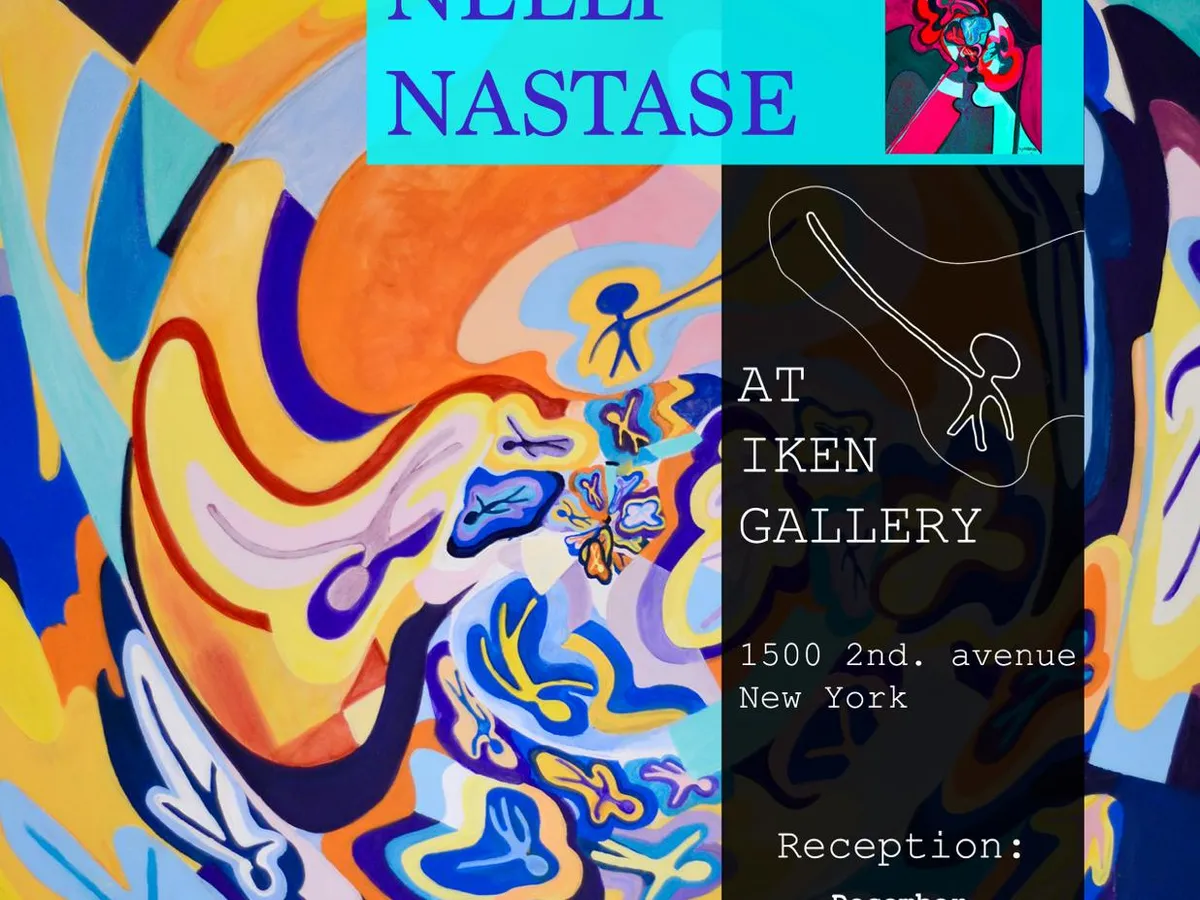 Afișul expoziției de la Iken Gallery