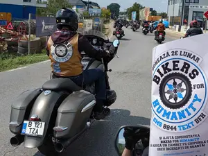 Rockerii de la Bikers for Humanity, apel pentru ajutorarea românilor afectați de inundații - Foto: Facebook/Cristian Hrubaru