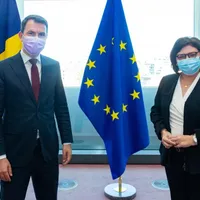 Drulă s-a dus la Bruxelles ca să bage autostrăzile în PNRR. S-a întâlnit cu Vălean și Vestager/FOTO: Facebook/Cătălin Drulă