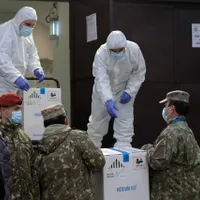 Prima tranșă de vaccin în România/FOTO: Inquam Photos/George Călin