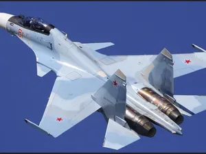Un avion de vânătoare rusesc s-a prăbușit lângă Insula Șerpilor, în Marea Neagră - Foto: X/front_ukrainian (imagine cu rol ilustrativ)