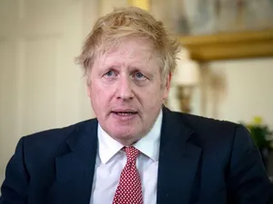 Boris Johnson, după ieșirea din spital/FOTO: nypost.com