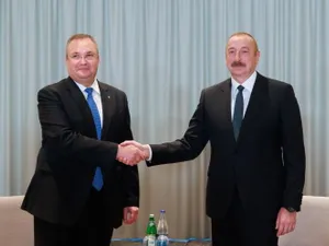 Premierul Nicolae Ciucă s-a întâlnit sâmbătă cu președintele Republicii Azerbaidjan Ilham Aliyev- Foto: gov.ro