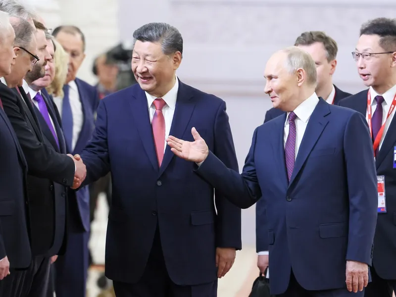 Xi Jinping, primit la Kremlin de Vladimir Putin: „Relațiile noastre sunt reciproc avantajoase” - Foto: Profimedia images