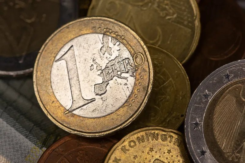 Monedă de 1 euro - Foto: Profimedia Images (rol ilustrativ)