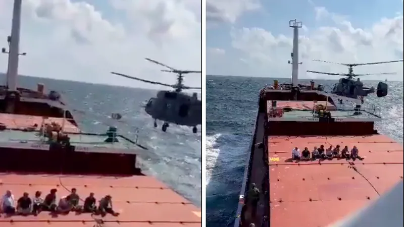 Teroare rusească și piraterie în Marea Neagră - Foto: Twitter/ @ashrafnsier