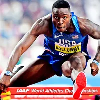 Grant Holloway a doborât recordul mondial în proba la 60 de metri garduri. / Foto: athleticsweekly.com