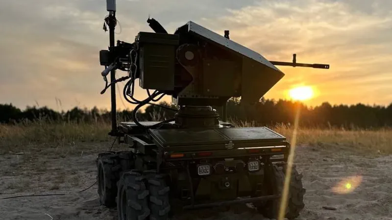 Ucraina a creat robotul dronă D-21-1, gata să recunoască să atace și să apere autonom pozițiile - Foto: X/ @DmytroSolenko