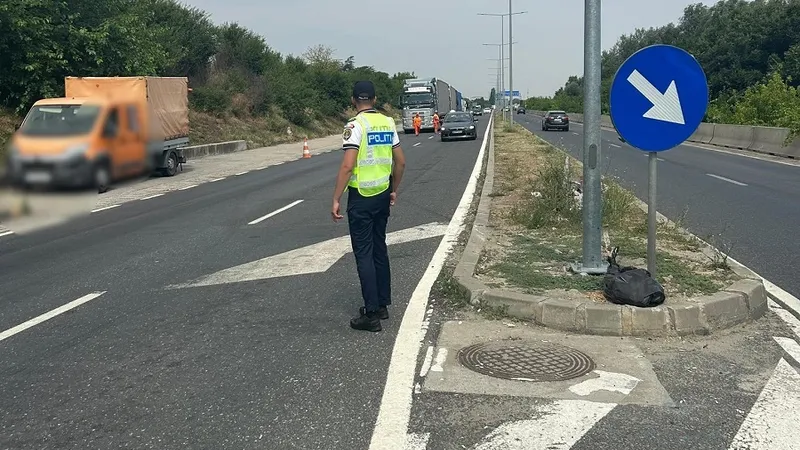 Restricții de circulație, anunțate de CNAIR, din cauza caniculei - Foto: Poliția Română (cu rol ilustrativ)