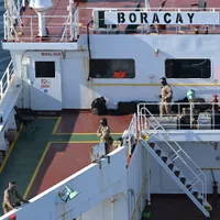 Trupe speciale franceze la bordul petrolierului rusesc Boracay - Foto: Profimedia Iimages
