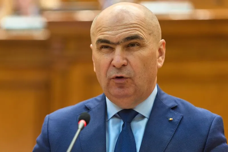 Premierul Ilie Bolojan, discurs, în timpul asumării răspunderii Executivului - Foto: Profimedia Images