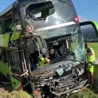Accident fatal de autocar cu 45 de pasageri la bord - Foto: Twitter/ @SILVERF26971227