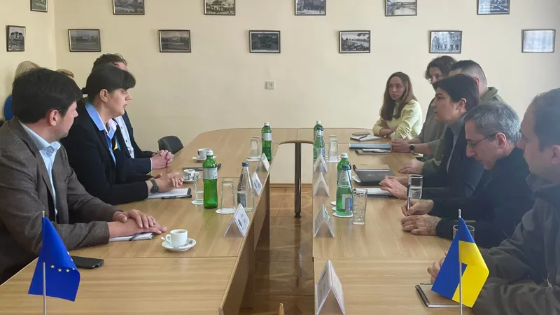 Laura Codruța Kovesi, vizită în Ucraina/FOTO: facebook.com