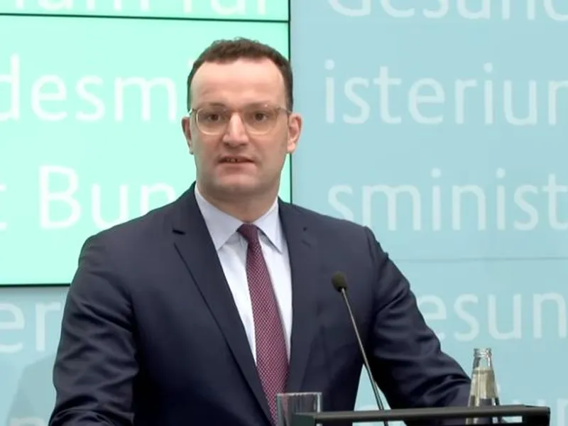 Jens Spahn, ministrul german al Sănătății/FOTO: youtube.com