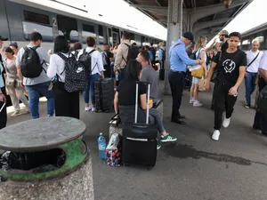 Trafic feroviar în condiţii de avarie spre şi dinspre litoral. ntârzieri de sute de minute - FOTO  Inquam Photos / George Călin
