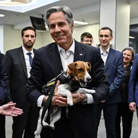 Secretarul de stat american Antony Blinken a sosit la Kiev/foto: Profimedia Images